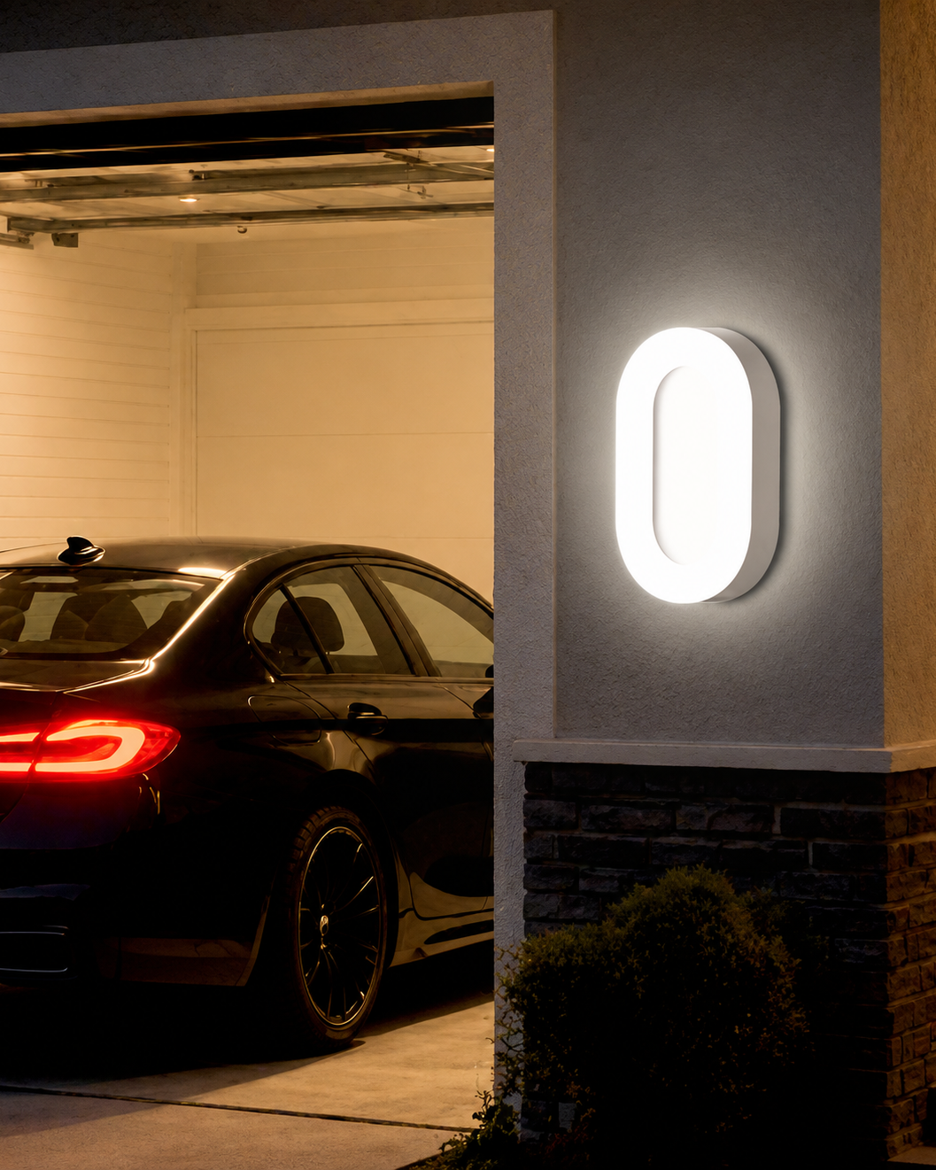 Aplique LED Ovalado Blanco