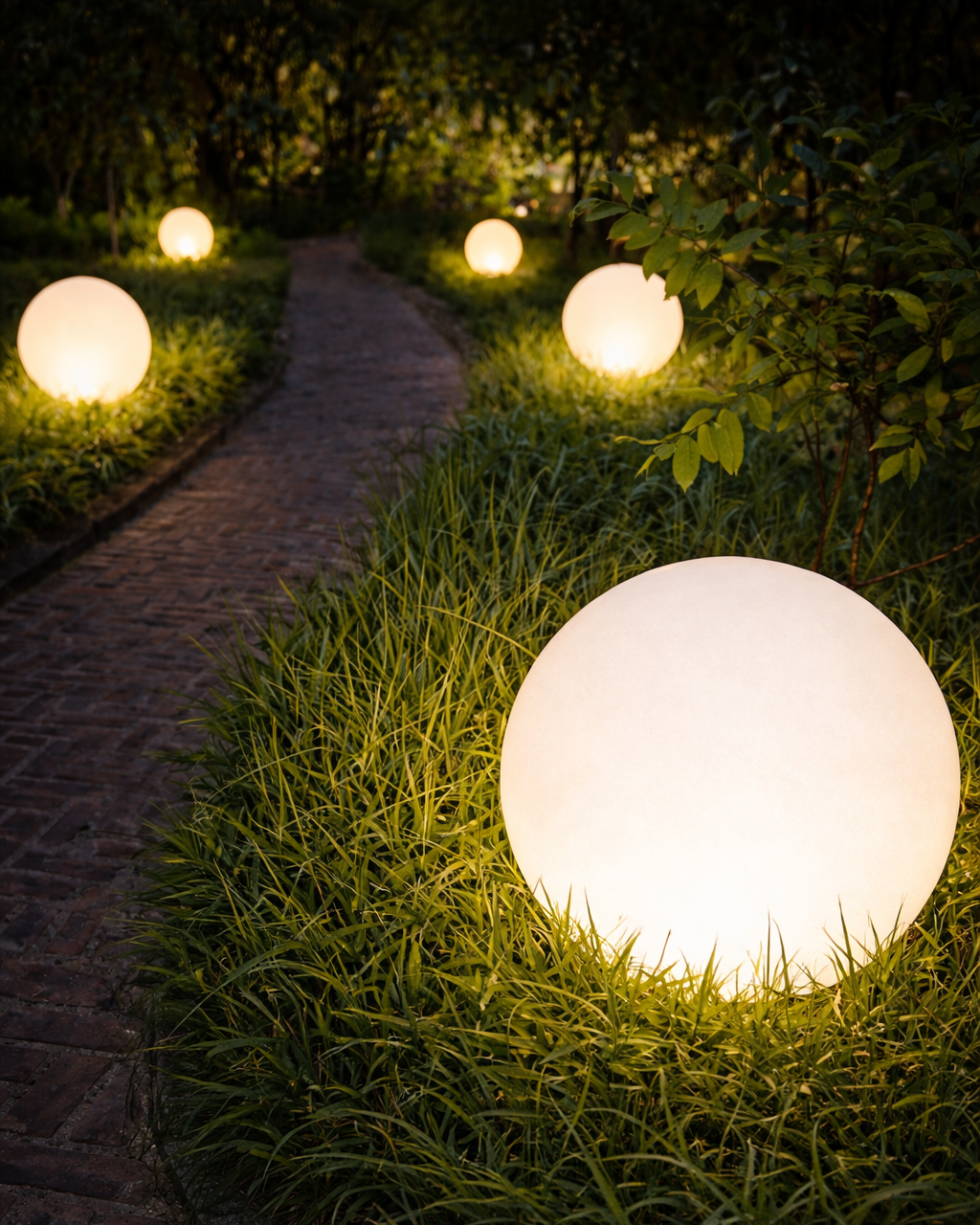 Lámpara Bola LED Exterior Recargable para Jardín y Fiesta