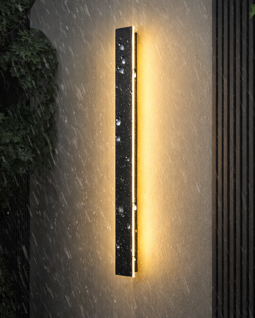 Aplique LED Exterior Alargado de Aluminio para Fachada