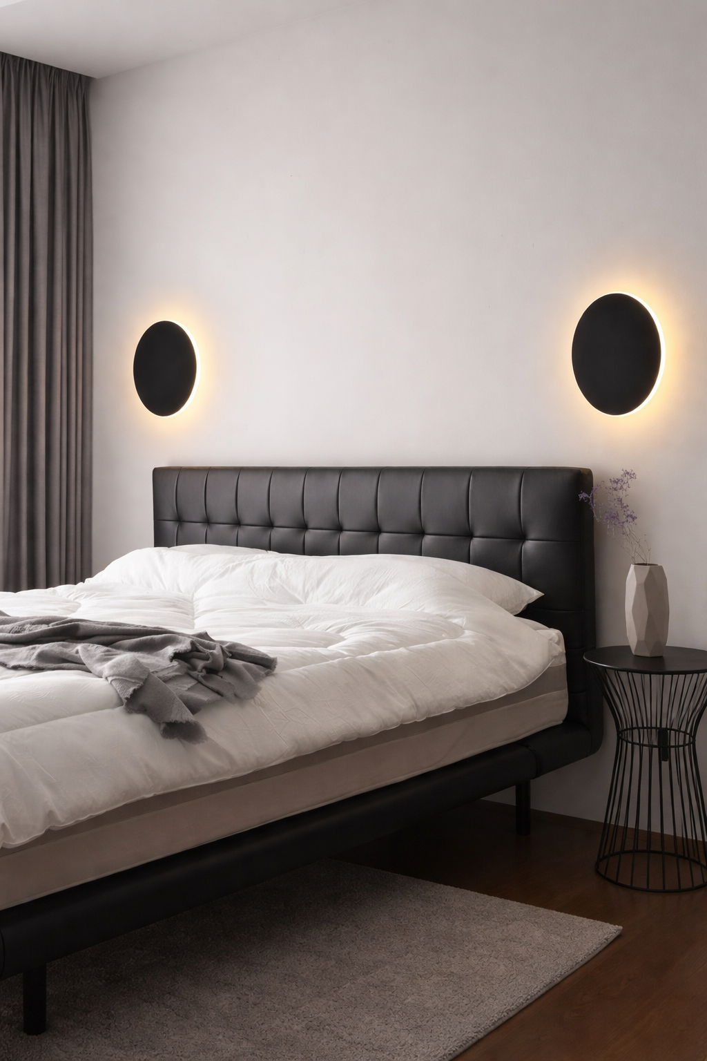 Aplique LED Redondo de Pared Diseño Moderno Minimalista