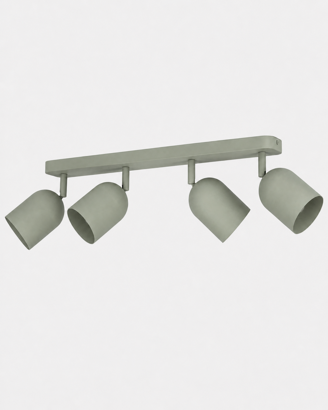 Lámpara de Techo con Focos Orientables Verde Oliva