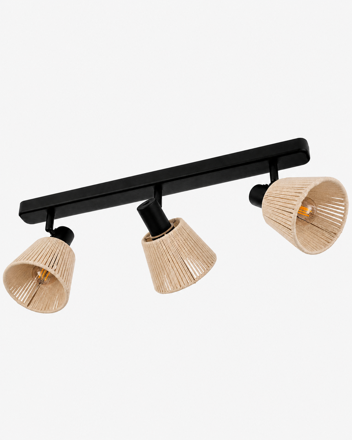 Lámpara de Techo con Focos Orientables Verde Oliva