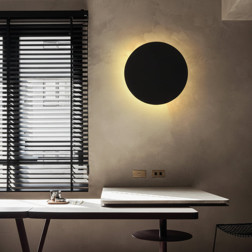 Aplique LED Redondo de Pared Diseño Moderno Minimalista